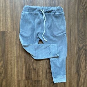 Raspberry Republic | grey velour jogger